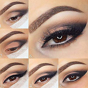 Eyeshadow stencils 100 Pcs Eye Shadow Shields Eye Makeup Pads for Eyelash Extensions or Lip Makeup(White)