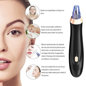 Removedor de la Espinilla, Blackhead Remover Vacuum Suction Removal tool Recargable y Ajustable Acné Extractor Juego de Herramientas de la Piel Facial Limpiador de Poros Máquina Comedón Exfoliante para la Mujer FDA Certificada