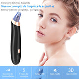 Removedor de la Espinilla, Blackhead Remover Vacuum Suction Removal tool Recargable y Ajustable Acné Extractor Juego de Herramientas de la Piel Facial Limpiador de Poros Máquina Comedón Exfoliante para la Mujer FDA Certificada