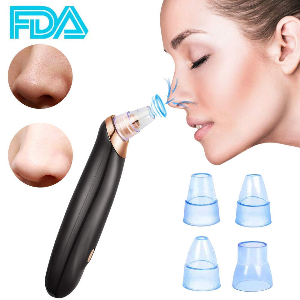 Removedor de la Espinilla, Blackhead Remover Vacuum Suction Removal tool Recargable y Ajustable Acné Extractor Juego de Herramientas de la Piel Facial Limpiador de Poros Máquina Comedón Exfoliante para la Mujer FDA Certificada