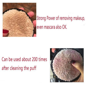 Coshine Makeup Removal Cookie Puff, Face Eraser Removing Cleaning Puff (1piece)