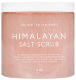 Himalayan Salt Exfoliating Body Scrub 10 oz - All Natural Exfoliates, Moisturizes, With Sweet Almond Oil - Shower and Bath Scrub - Use With Exfoliating Gloves - Great Gifts For Women - Brooklyn Botany