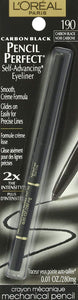 L'Oréal Paris Pencil Perfect Self-Advancing Eyeliner, Carbon Black, 0.01 fl. oz.