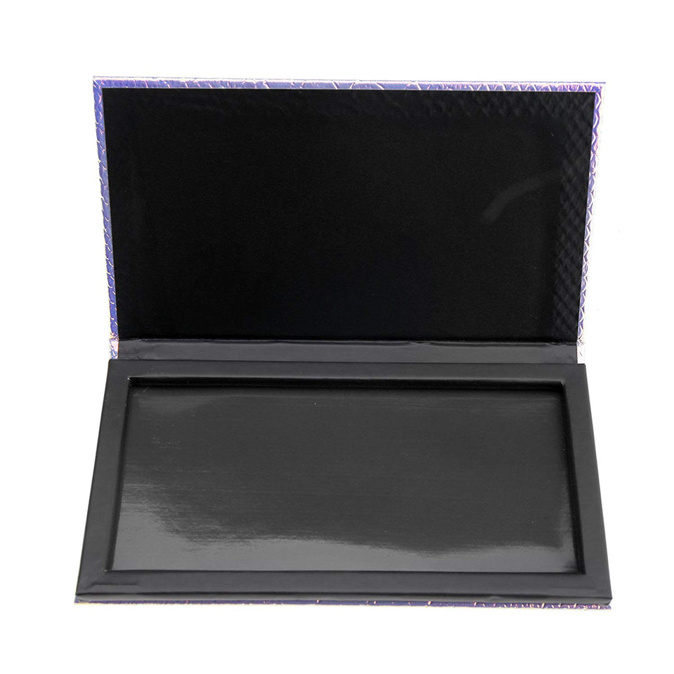 Large Empty Eyeshadow Makeup Box Magnetic Cosmetics Palette Eye Shadow Fish Scale DIY Storage Tray Box Holder, 18101cm