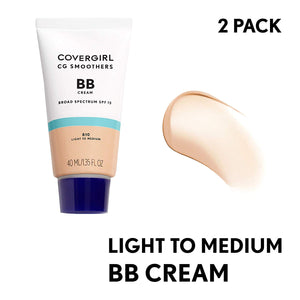 Covergirl Smoothers Lightweight Bb Cream With Spf 15, Light To Medium Skin Tones, 2 Count