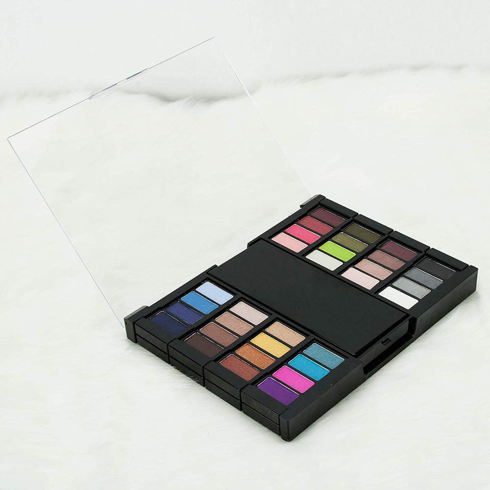 Ver Beauty 58pcs Makeup Gift Palette Set Kit Train Case With Travel Kit and - Vmk1702