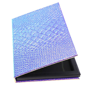 Large Empty Eyeshadow Makeup Box Magnetic Cosmetics Palette Eye Shadow Fish Scale DIY Storage Tray Box Holder, 18101cm