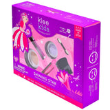 Klee Kids Natural Mineral Makeup 4 Piece Kit with Pressed Powder Compacts (Shining Star)