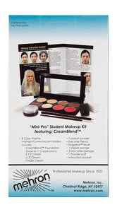 Mehron Makeup Mini-Pro Student Makeup Educational Kit (Fair/Olive)