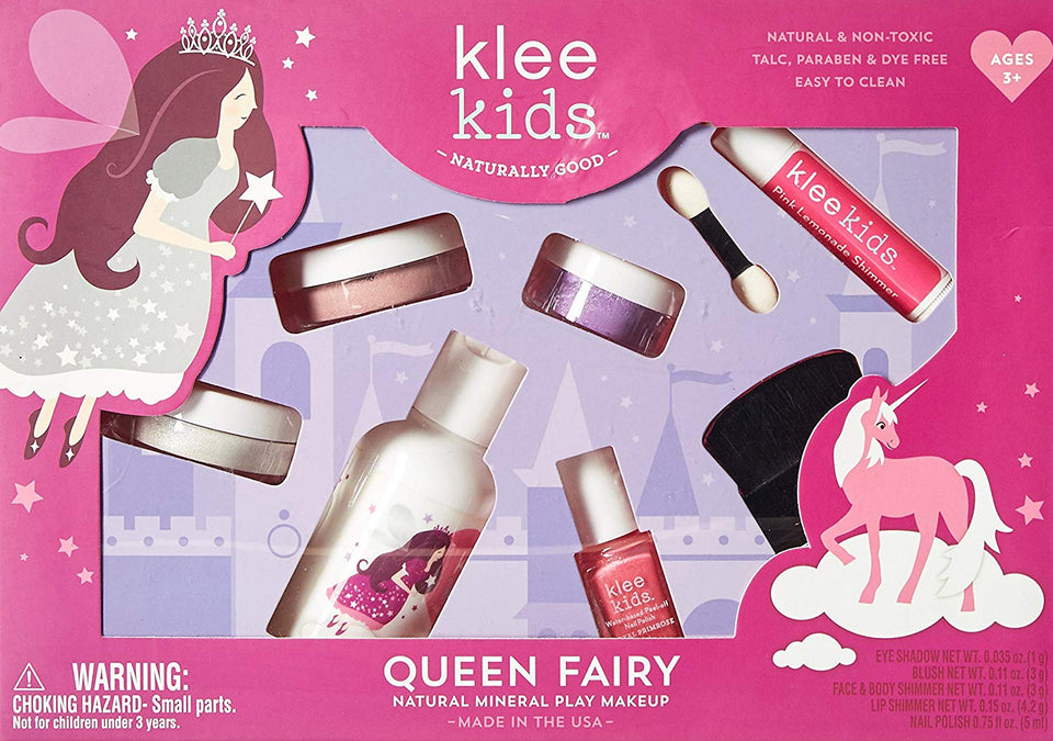 Luna Star Naturals Klee Kids Natural Mineral Makeup 6 Piece Kit, Queen Fairy