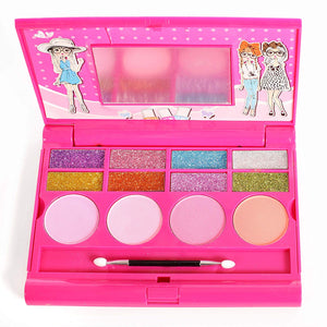 IQ Toys Princess Girl's All-in-One Deluxe Makeup Palette with Mirror